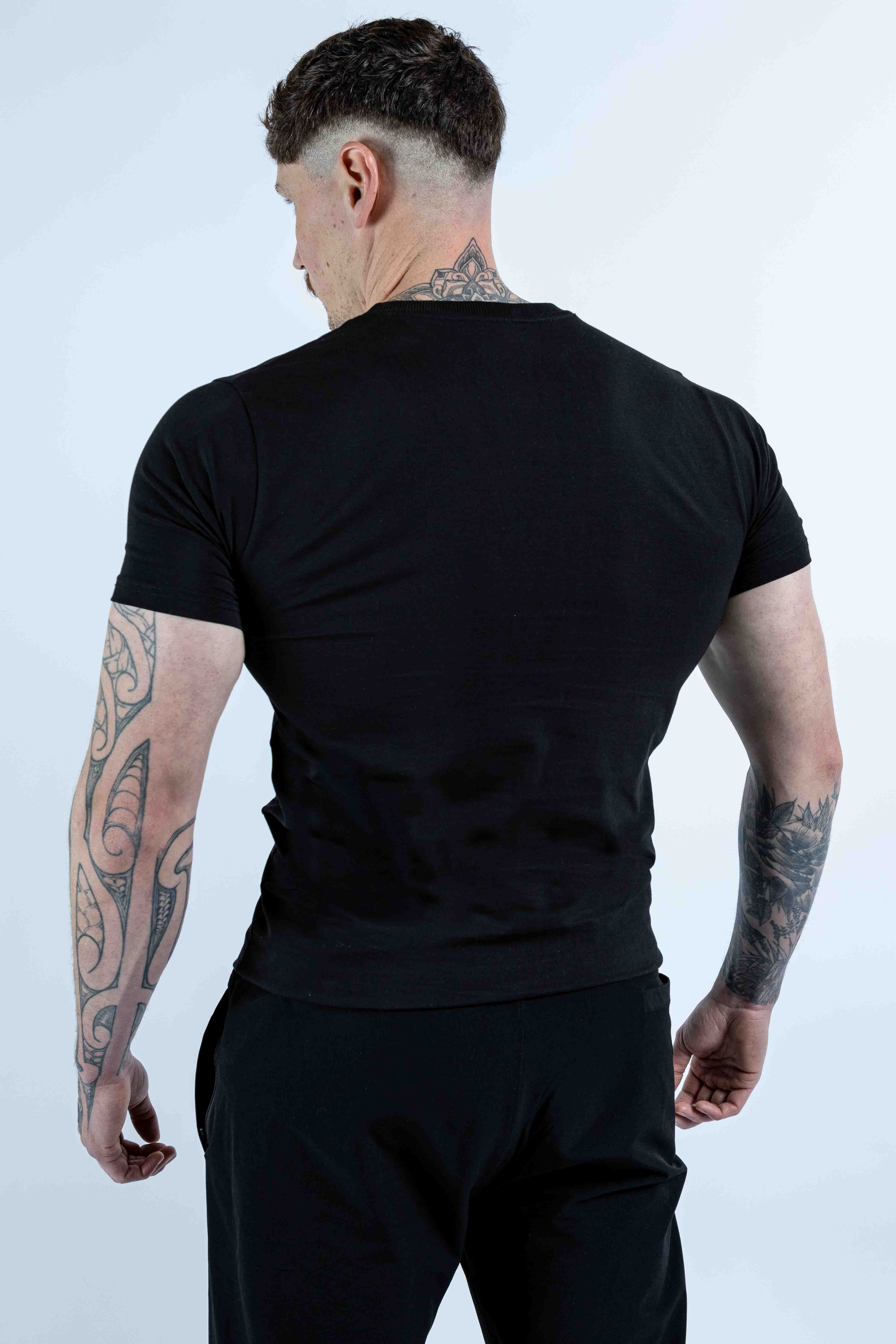 Second-Skin Muscle Tee (Black)