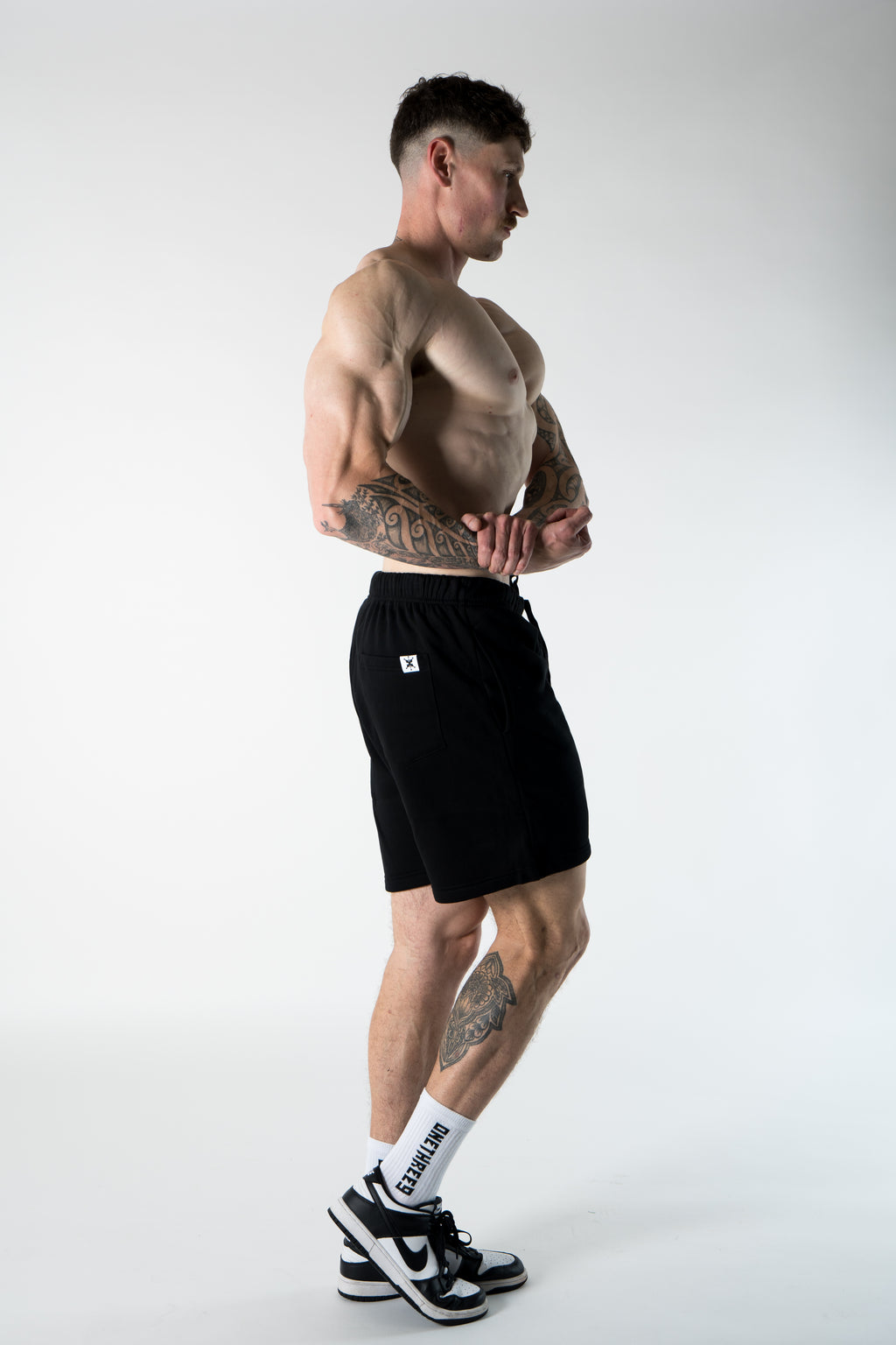 Black Flex shorts | ONETHREE9 CLASSICS