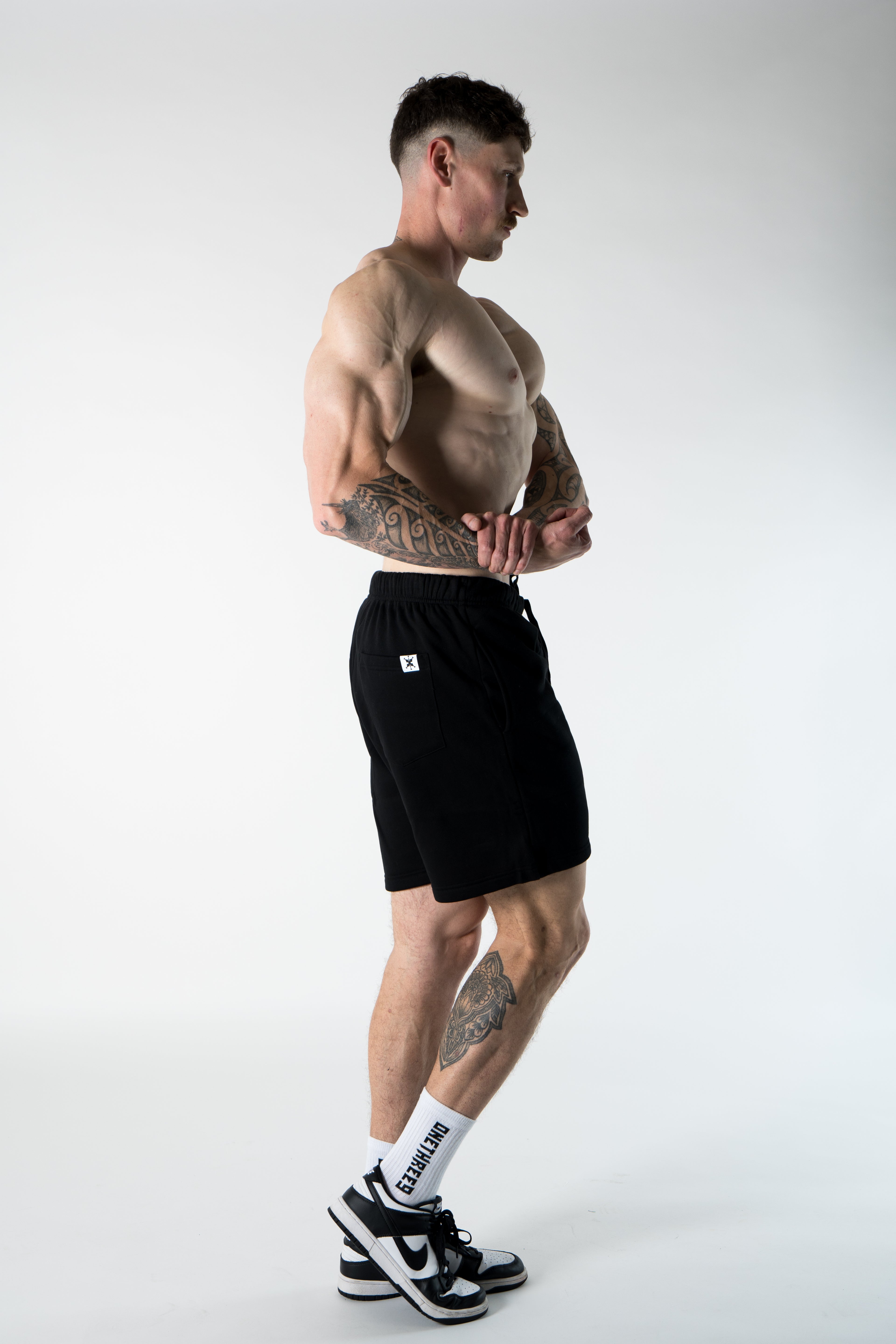 Black Flex shorts | ONETHREE9 CLASSICS