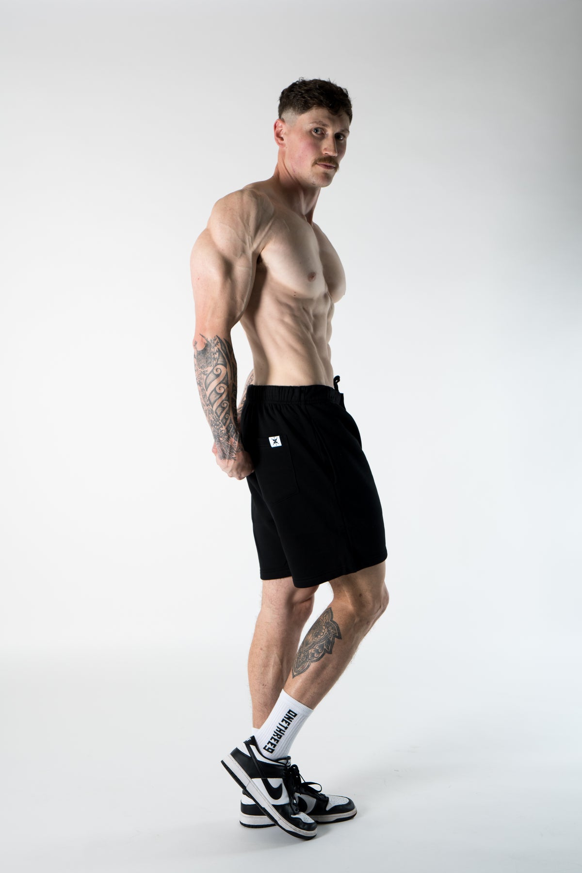 Black Flex shorts | ONETHREE9 CLASSICS