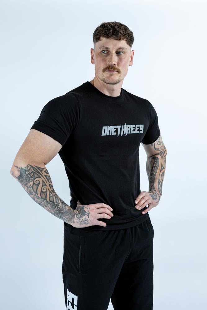 Second-Skin Muscle Tee (Black)